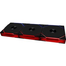CetKing Li Unı Fan Tl Wıreless 3X120MM Siyah Kasa Fanı (G99.12TL1W3B.00)