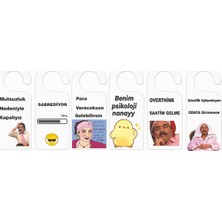 Özgürce Neşeli Kapı Askısı, Eğlenceli Oda Dekorasyonu, Şık Kapı Süsü