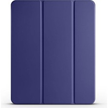 Lidyahan Store Air 13 2025 M3 Kılıf Kalem Bölmeli Smart Cover Standlı Tablet Kılıf Lacivert