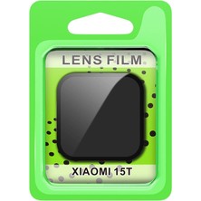 Esranın Dünyası Mi 15T Raze Metal Kamera Lens - Siyah