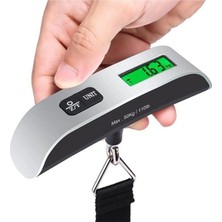 Urfakent Dijital Işıklı Elektronik Askılı El Bagaj Tartısı Bavul Kantarı Seyahat Çantası 50KG