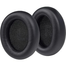 Leaf Shop Soundcore Life Q10 / Q10 Bt Kulaklıklar Için Yedek Kulak Yastıkları Kulaklıklar (Siyah)