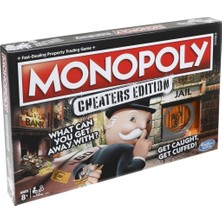 Alvera Collection E1871 Hasbro Gaming- Monopoly Cheaters Edition +8 Yaş