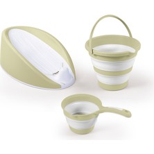 Alvera Collection 7571 Üçlü Bebek Banyo Seti̇- Eco Green