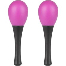 Lidyahan Store ORF-MRC-06PL Örf Aletleri Mor Marakas Plastik Maracas 2 Adet (Çift)