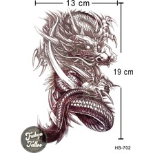 Trakya Tattoo 1-2 Hafta Kalıcı Yarım Kol Ejderha Geçici Dövme
