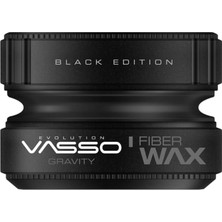 CetKing Black Edition Fiber Wax | Orta ve Ince Telli Saçlar | Gravity 150 ml