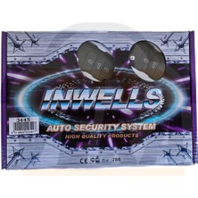 Kumandalı Inwells 3445 12 Volt Oto Alarm Yeni Anahtar