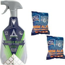 CetKing Astonish Küf Temizleyici 750 ml + Miss Flora Nem Alıcı 450 G Yedek 2 Adet