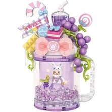 Alvera Collection LZ-4203 Mor Tavşan Kupasi 258 Parça Block Oyuncak