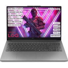 Loq Intel Core I7 12650HX 16GB 512GB SSD RTX4050 Freedos 15.6" Fhd Taşınabilir Bilgisayar 83LK002VTR