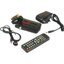 Mini Uydu Alıcısı Girişli Tüplü TV Ile Uyumlu Kanalları Hazır Yüklü  Kalite