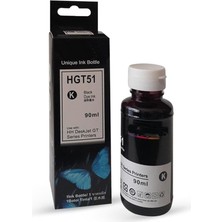 CetKing Uyumlu GT51XL (X4E40AE) Siyah Mürekkep (90ML./SISE)