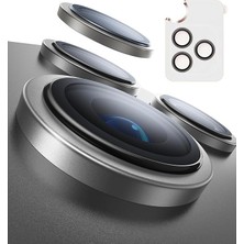 CetKing Kamera Lens Koruyucu, Safir Cam, Alüminyum Alaşım Çerçeve, Kolay Kurulum, Hd Kalite, Güçlü Yapışma, Çubuk Sökme Aparatlı (Titanyum Gri, Ip 17 Pro/pro Max /16 Pro/pro Max/15 Pro/pro Max)