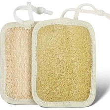 Lidyahan Store Kabak Lifi Yüz Vücut Banyo Kesesi, Antibakteriyel Sağlıklı Bulaşık Süngeri, Çok Amaclı KULLANIM,15X11CM, Seyahat Boy, Cilt Yenileyici Canlandırıcı Etki Selülit Karşıtı,hücre Yenileme