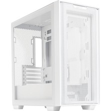 Lidyahan Store A21 Temperli Cam USB 3.0 Matx Mesh Beyaz Mid Tower Kasa