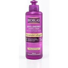Keratin Kolajen Sıvı Saç Kremi 200 ml - Onarıcı, Dolgunlaştırıcı, Kolay Tarama