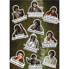 CetKing Dizisi Sticker Set Telefon Laptop Notebook Tablet Defter Etiket, 584651364651