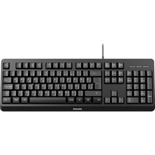Lidyahan Store SPK6207 USB Kablolu Klavye, Sayısal Tuş Takımına Sahip Dayanıklı Uzun Ömürlü Qwerty Türkçe Q Klavye Siyah