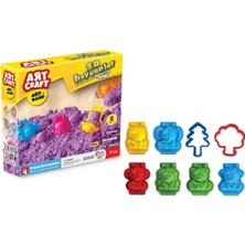 Alvera Collection 03612 Dede, Artsand 3D Hayvanlar Kum Seti 500 gr / +3 Yaş