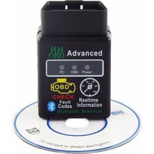 ELM327 V1.5 Obd2 Bluetooth Türkçe Araç Arıza Tespit Cihazı Hh Obd