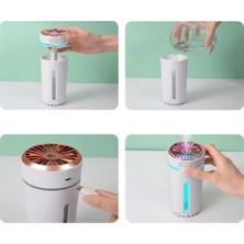 Venüs Shopping Mini Araç Nemlendirici 5 Esans Hediyeli USB Işıklı Koku Difüzörü