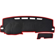 Koruma Halısı Siyah Kenar Renk Kırmızı Toyota Coralla 2006-2012 ile Uyumlu