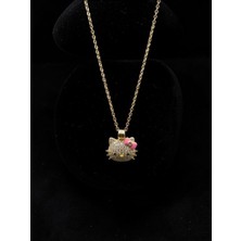 Deryora Hello Kitty Çelik Kolye Hediye Sevgiliye