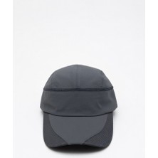 Mollycrush Unisex Outdoor Koyu Gri Fermuarlı Kep Şapka - Günlük ve Spor Kullanımına Uygun Vizör Model