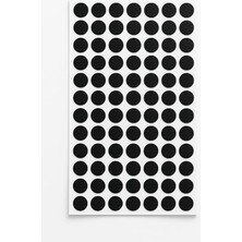 Etiket Siyah 15 mm -1.890 Adet- Renkli Etiketler, Yapışkan Noktalar, Renkli, Çok Amaçlı Etiketler, Renkli Noktalar, Etiketler, Yuvarlak, Kendinden Yapışkanlı Çıkartma