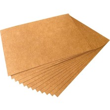 50 Yaprak Kraft Kağıt, 300 G/m², A4, Mat, Boş, Kartendruck-Yaprak