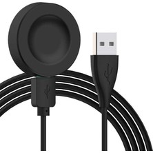 Canpay Huawei Watch Gt2 Pro / Gt3 / Gt3 Pro / Gt4 Uyumlu Manyetik Şarj Kablosu Mıknatıslı Kablosuz Akıllı Saat USB Hızlı Şarj Aleti Yedek Güç Kablosu