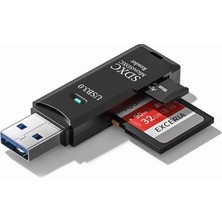 Wlue 2'si 1 Arada USB 3.0 Micro Sd/tf Kart Okuyucu, Veri Aktarım Adaptörü