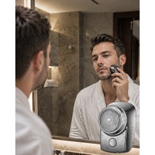 Marsilyan Şarjlı Cep Tipi Mini Tıraş Makinesi USB Sıfır Sakal Kesici