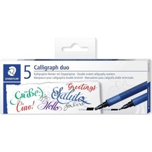 3002 C5 Çift Uçlu Kaligrafi Kalemi 3.5 2.0 mm 5'li