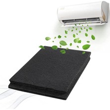 Fresh Air Filter /2 Adet 3mm Karbon Ped Evrensel Aktif Karbon Filtreler Kokuyu Giderir Keçe Hava Filtresi Hava Temizleyicileri Için Değiştirme Klima (25X25 2 Adet)