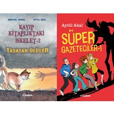 Tudem Yayın Grubu Kayıp Kitaplıktaki Iskelet - 2 Yaşayan Ölüler ve Süper Gazeteciler 1 (Mavisel Yener - Aytül Akal)