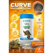 Curve Kaplumbağa Yemi - 250 ml - Kaplumbağalar Için Özel Formül - Omega 3 - Vitamin C - Protein Içerikli Turtle Sticks