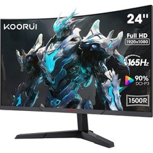 24E6CA 23.6" Monitör, Monitörü, Monitörler ile Yüksek Hızlı Oyun Deneyimi, 180Hz Yenileme Hızı, 1500R Kavisli Ekran ve Ergonomik Tasarım