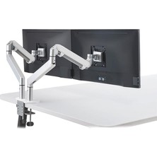 STD7080S 10"-27" Alüminyum Amortisörlü Vesa Monitör Tutucu Çift Kol