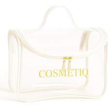 Kapısı Şeffaf Makyaj Malzemeleri Çantası Organizer Poschette (Şeffaf)