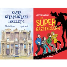 Tudem Yayın Grubu Kayıp Kitaplıktaki Iskelet - 1 ve Süper Gazeteciler 1 (Mavisel Yener - Aytül Akal)