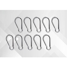 Karabina Çinko Ile Işlenmiş 316 Paslanmaz Çelik 40X20X4 mm (10 Adet)