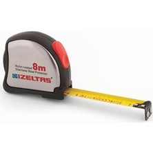 İzeltaş Inci Safety Krom Şerit Metre 8 M