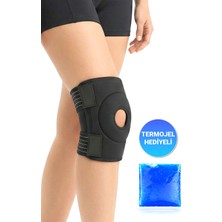Moda Large Siyah Medikal Dizlik Patella Destekli Menisküs Çapraz Bağ Için Dizlik Ayarlanabilir Koruyucu Diz Korsesi Sporcu Dizlik