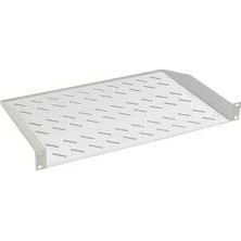 1u D=250MM 19'' Rack Mount 2 Noktadan Bağlantılı Sabit Raf, Bütün Kabinetlerde 19'' Provizyonda Kullanım Içindir, Yük Kapasitesi 30 kg