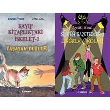 Tudem Yayın Grubu Kayıp Kitaplıktaki Iskelet - 2 Yaşayan Ölüler ve Süper Gazeteciler 3 Likörlü Çikolata (Mavisel Yener - Aytül Akal)