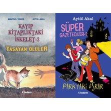 Tudem Yayın Grubu Kayıp Kitaplıktaki Iskelet - 2 Yaşayan Ölüler ve Süper Gazeteciler 2 Parktaki Esrar (Mavisel Yener - Aytül Akal)
