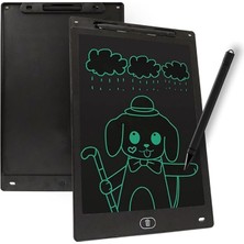 Büyük Boy Dijital Yazı Tahtası Grafik Çizim Tableti 12 Inç LCD Aksesuar Siyah Renk