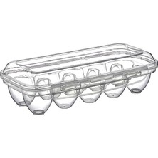 10 Bölmeli Kilitli Kapaklı Yumurtalık Saklama Kutusu YU110